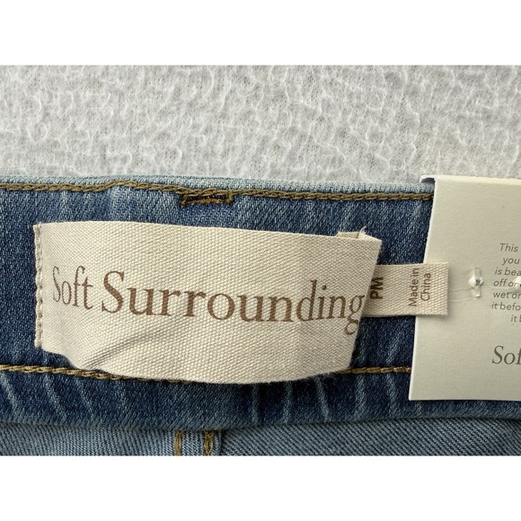 SOFT SURROUNDINGS NWT $89 Straight Leg The Ultimate Jeans Size M Petite - Picture 11 of 16